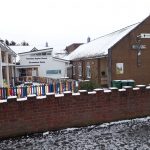 Yiewsley Baptist Church in the Snow